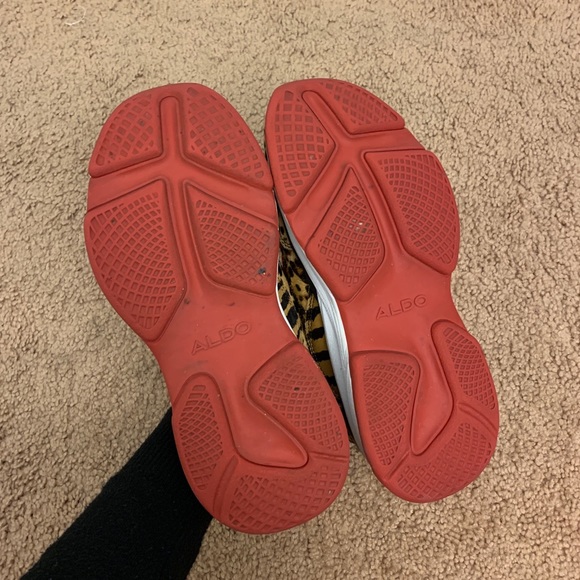 ❗️SOLD❗️Aldo Fashion Animal Print Sneakers - Picture 4 of 6
